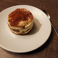 BEERTIRAMISÙ Sponge fingers soaked in Scottish beer with homemade mascarpone cream and cocoa